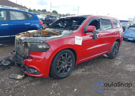 2017 Dodge Durango R/T Awd from USA, damaged, VIN 1C4SDJCT7HC890628